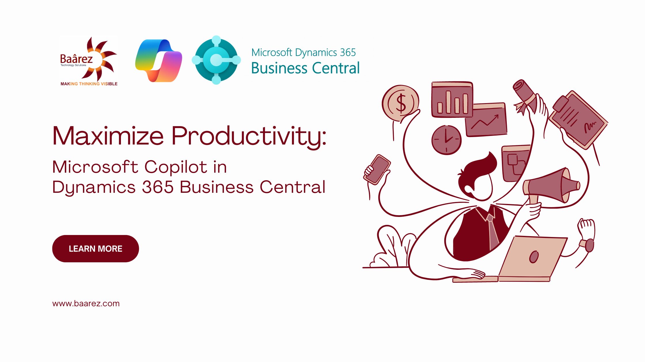 Microsoft Copilot, Dynamics 365 Business Central Services in Doha, Qatar, Dubai, UAE by Baarez Technology Solutions