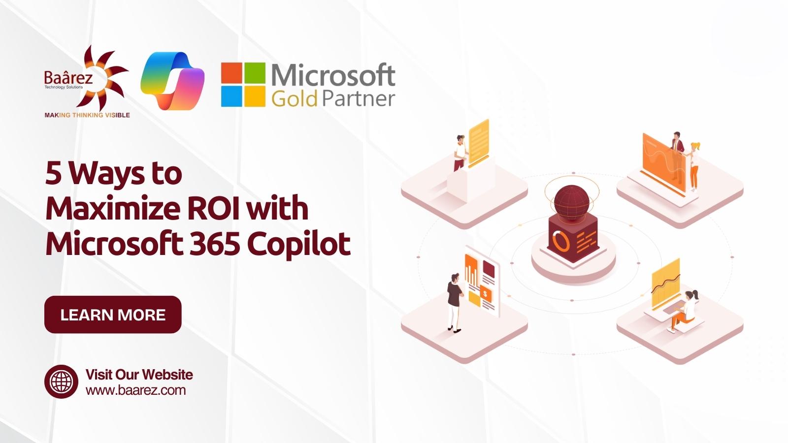 Microsoft 365 Copilot ROI, Maximize Microsoft 365 Copilot ROI, Microsoft Copilot ROI, Microsoft 365 Copilot benefits, ROI of Microsoft 365 Copilot, How to maximize ROI with Microsoft 365 Copilot, Best practices for Microsoft 365 Copilot implementation, Steps to improve Microsoft Copilot adoption, Microsoft Copilot integration with business tools, Microsoft 365 Copilot success strategies